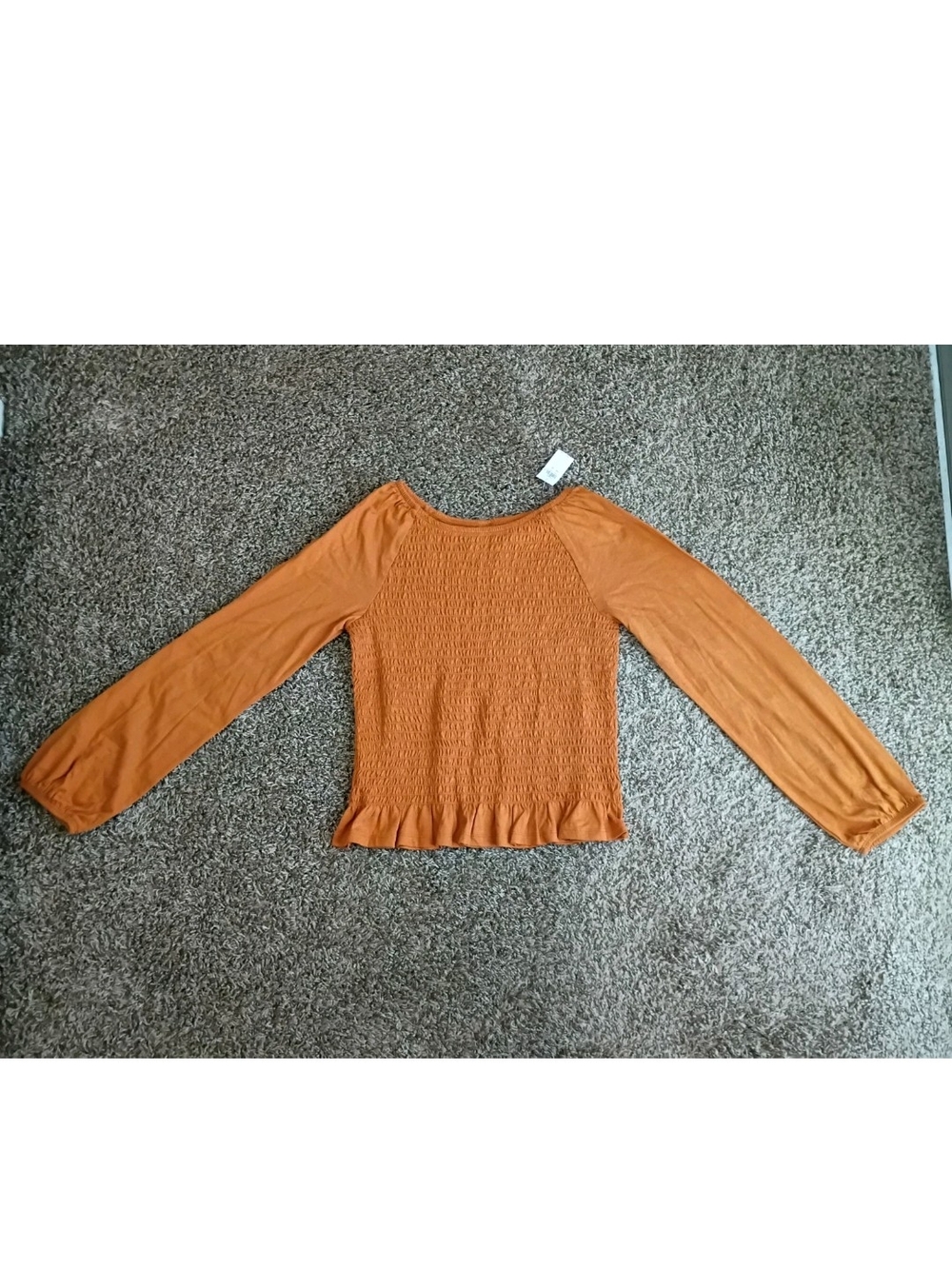 Old Navy Girls Top Smocked Long Sleeves Size XXL 18